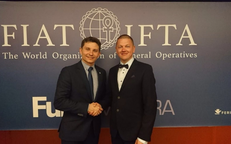 Олег Милинский - руководитель международного похоронного бюро Funeralia - на ежегодной встрече членов FIAT-IFTA